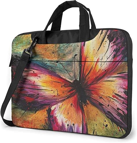 Embroidery Colorful Butterfly Laptop Bag Laptop Shoulder Bag Notebook