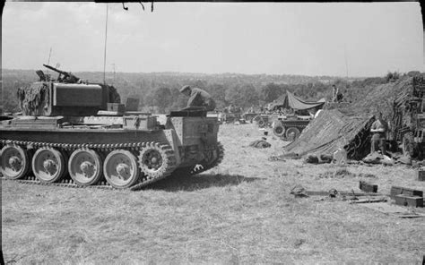A Cromwell Tank At 22nd Armoured Brigade Workshops 7th Armoured