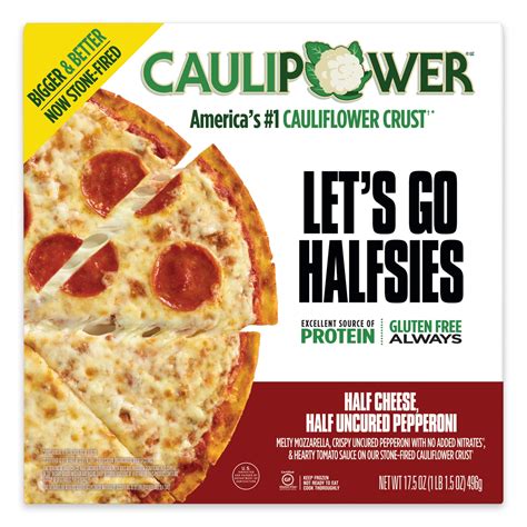 Caulipower Cauliflower Crust Half Cheese Half Pepperoni Pizza 175