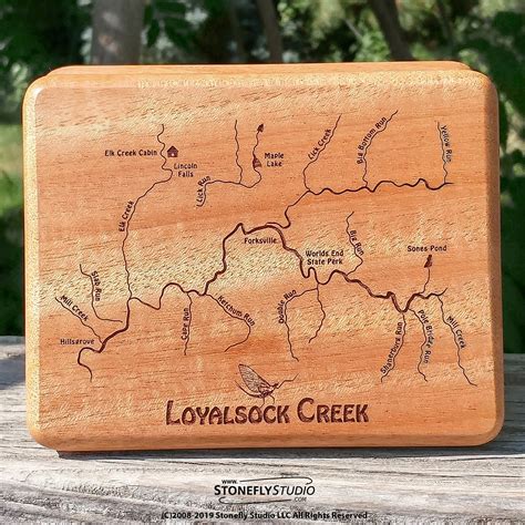 Pin On Fly Fishing River Map Fly Boxes Custom Fly Box