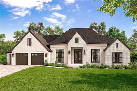 Exclusive 4 Bed French Country Home Plan With Optional Bonus Room