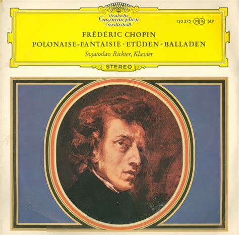 Frédéric Chopin Svjatoslav Richter Polonaise Fantaisie Etüden
