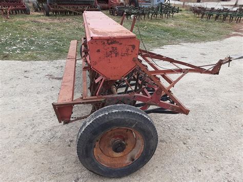 Used Ih Mccormick M Grain Drill With Grass Seed