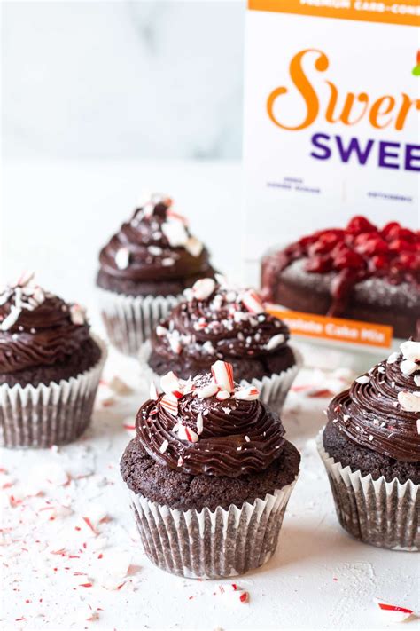 Extract, stevia, cookie dough, vanilla extract, swerve, vanilla extract and 13 more. Peppermint Ganache Cupcakes | Recipes | Swerve Sweetener | Cupcake recipes, Gluten free icing ...
