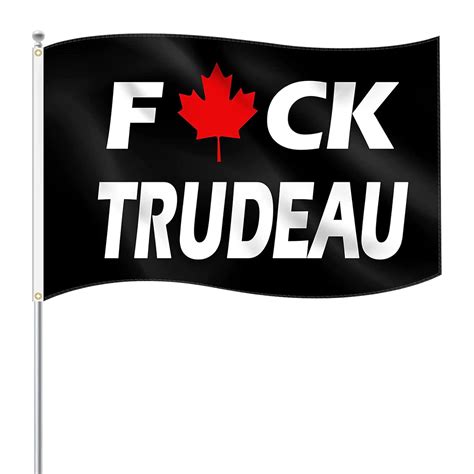 Fuck Trudeau Flag 3x5ft Fk Trudeau Flag Banner Car Flag Resistant Uv Fade Pride Flag