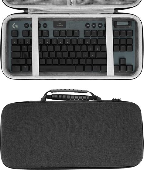Geekria Tenkeyless Tkl Keyboard Case Hard Shell Travel Carrying Bag