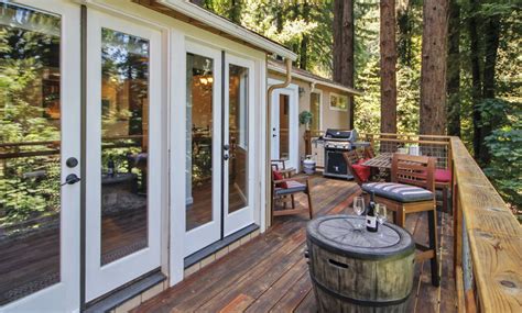 Yes, woodstove in living room. Private Cabin Rental Nestled Under Redwoods with Hot Tub ...