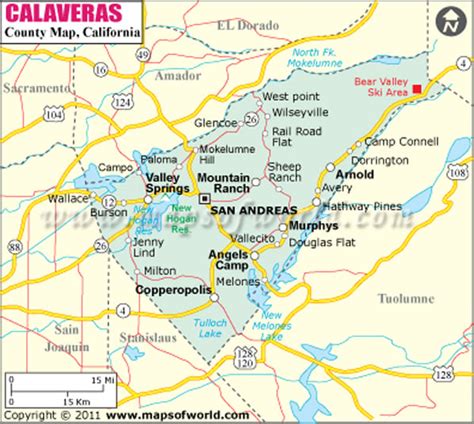 Map Of Calaveras County Verjaardag Vrouw 2020