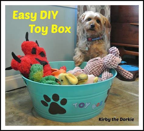 Easy Diy Toy Box Diy Dog Toys Diy Toy Box Diy Dog Stuff