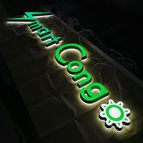 Odm Supplier China Special Designed Acrylic Led Facelit Letter Signs