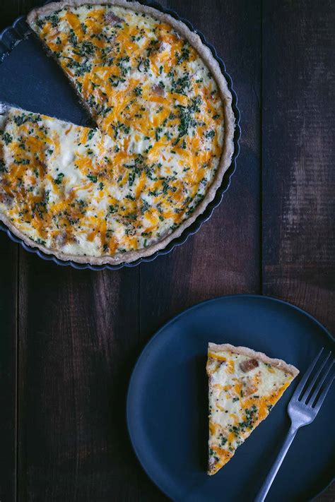 Bacon Egg And Cheese Quiche Easy Quiche Recipe Savory Simple