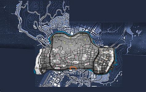 Midnight Club Los Angeles South Central Map Expansion Map Poin