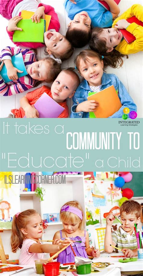 It Takes A Community To Educate A Child Integrated Learning