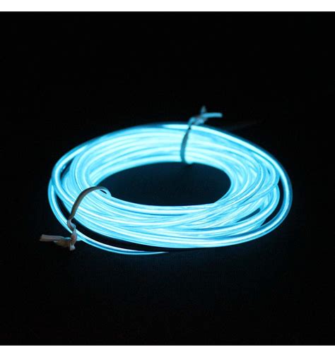 Electroluminescent Wire 3m Lengths Of Light Blue El Wire