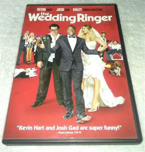 THE WEDDING RINGER DVD Kevin Hart Josh Gad Kaley Cuoco Sweeting