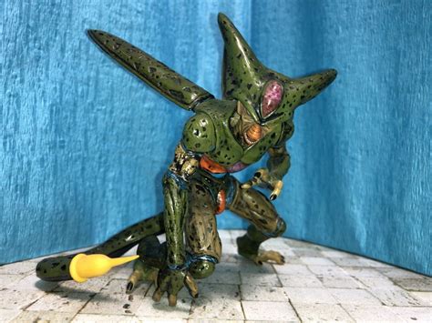 Plus tons more bandai toys dold here. Dragon Ball Creatures Cell First Form Figure Banpresto from Japan #BANPRESTO
