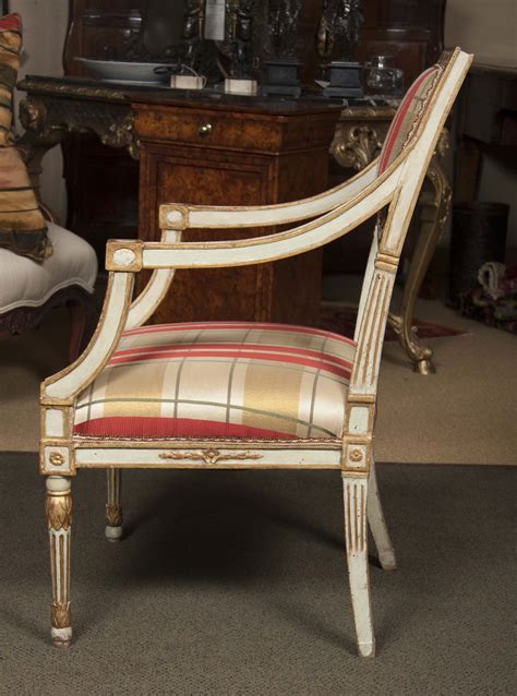 Italian 18th Century Neoclassical Painted Armchair Avery And Dash