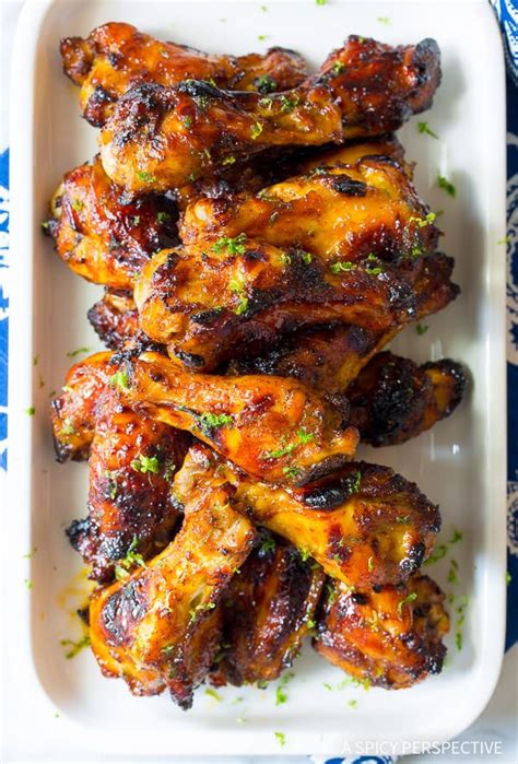 Chili Lime Baked Chicken Wings Recipe (Video) - A Spicy ...