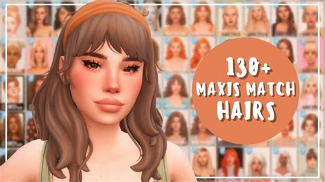 Beautiful Maxis Match Hairstyles For The Sims 4