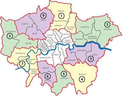 London Map Zones