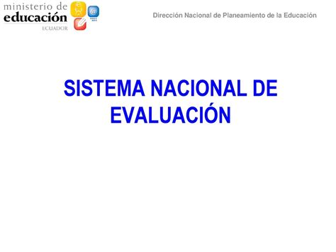 Calaméo Sistema Nacional De Evaluacion