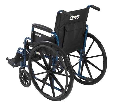 Drive Blue Streak Wheelchair With Flip Back Desk Arms Scootaround