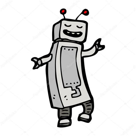 Dancing Robot Cartoon Stock Vector Image By ©lineartestpilot 16296235