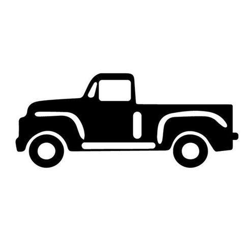 1307 Silhouette Truck Svg Svg Png Eps Dxf File