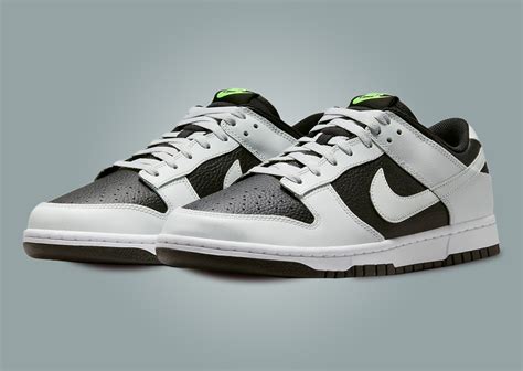 Nike Adds A Touch Of Neon To This Dunk Low Reverse Panda Sneaker News