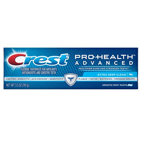 Crest Pro Health Advanced Extra Deep Clean Toothpaste Oz Walmart Com
