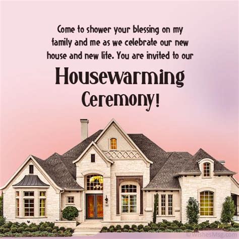 Housewarming Invitation Messages And Wordings Wishesmsg 2022