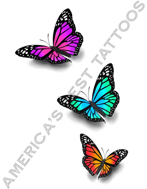 Discover More Than 81 Colorful Butterflies Tattoos Best Thtantai2
