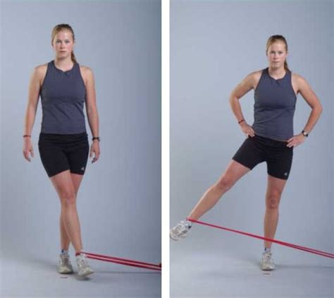 Hip Adduction And Abduction Stretching Exercise In Hip Abd Position