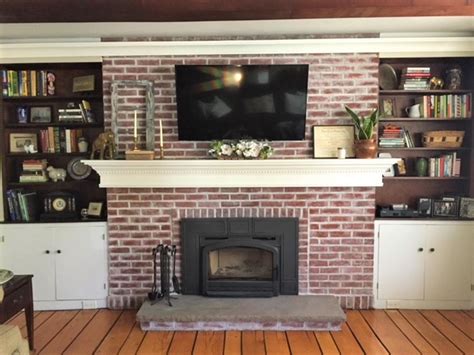 How To Hide Tv Wires Over Brick Fireplace Fireplace Ideas