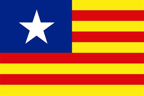 Flag Of Aragonese State Party From 1933 Spain Rvexillology