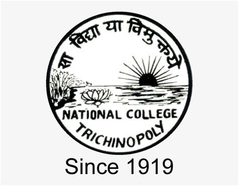 About National College National College Trichy Logo Free