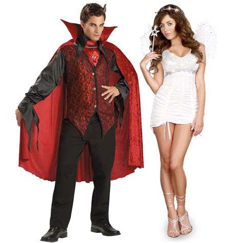 By tara block 1 week ago. Adult Angel & Devil Couples Costume