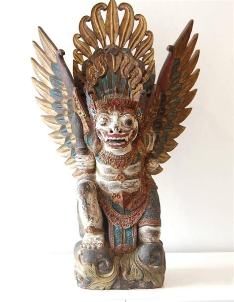 Unknown Barong Wood Sculpture Bali 19th Century Wood Sculpture