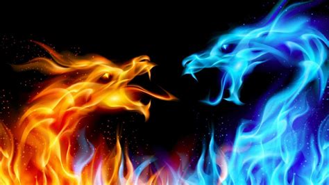Cool Fire And Ice Dragon Wallpaper Carrotapp