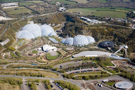 Overflightstock Aerial View Of The Eden Project St Austell