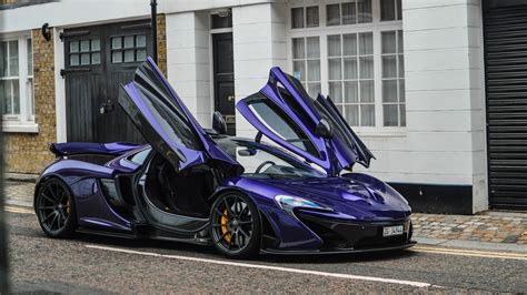 Ride And Reactions Purple Mclaren P1 In London Race Mode And Fast