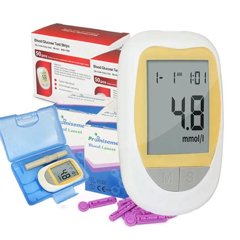 KH 100 Blood Glucose Monitor Health Aid Glucometer 100PCS Test Strips