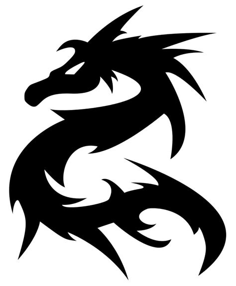 Black Dragon Designs Clipart Best
