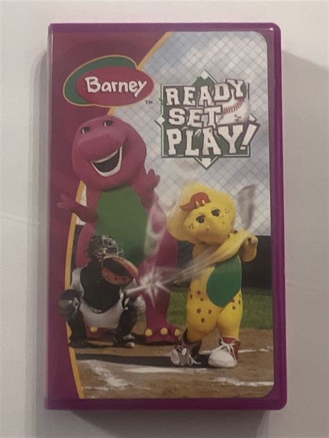 Barney And Friends Ready Set Play Vhs Video Tape Sing Along Songs Hard