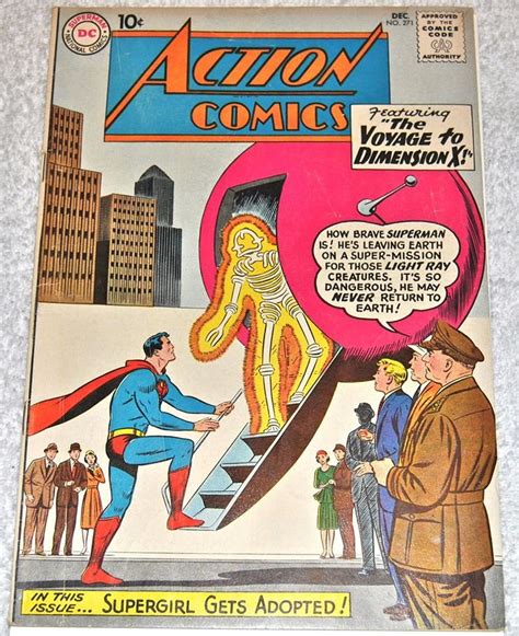 Action Comics 271 1960 1938 Series Supergirls Fortress Of Solitude