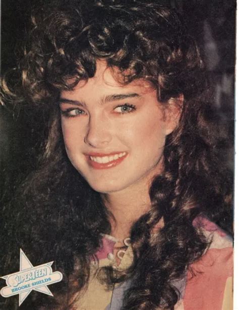 Brooke Shields Superteen Magazine Portrait Pinup Photo Picture Clipping