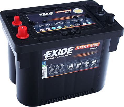Exide Maxxima Em1000 Start Agm Battery
