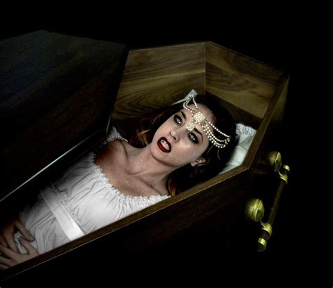 vampire girl in coffin