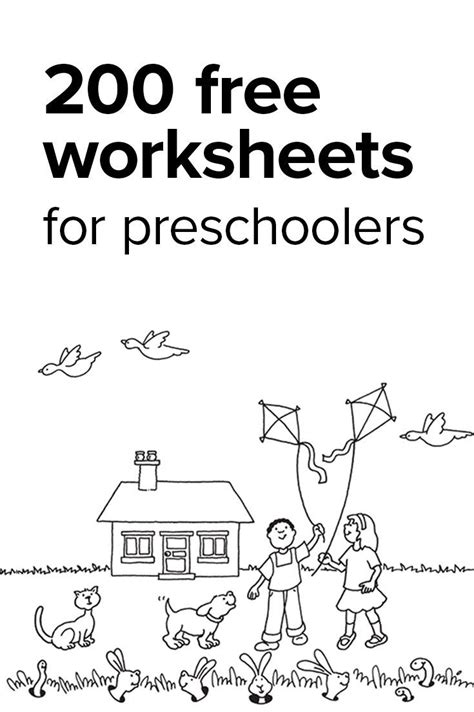 Free Printable Preschool Worksheets Word Lists And Activities