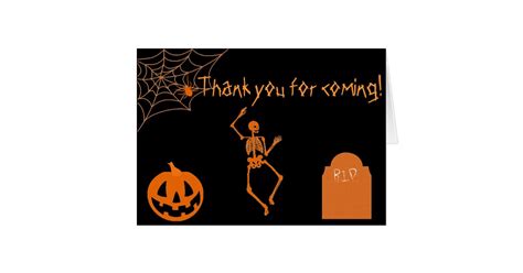 Spooky Halloween Thank You Cards Zazzle